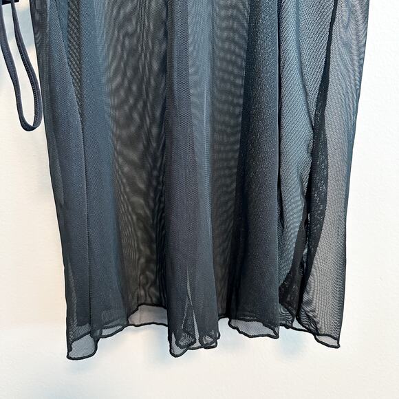 Flora by Flora Nikrooz Black 2-Piece Babydoll & Short Lingerie Set NWT Size L - Picture 11 of 13